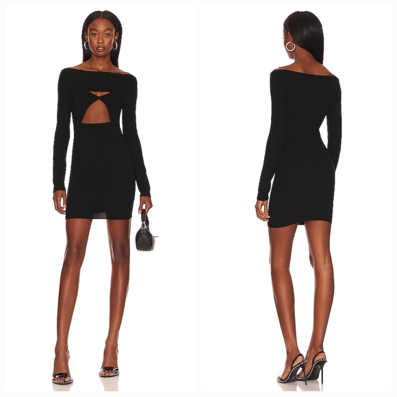 NBD Black Cutout Dress